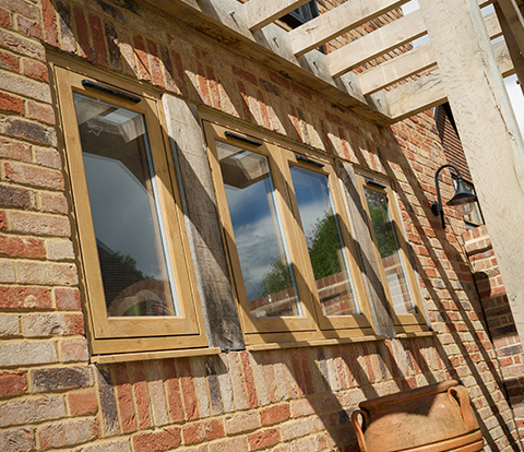 Residence 9 timber effect windows